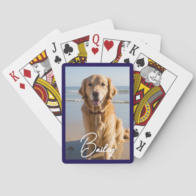 Pet Photo Personlig Casinokort (Baksidan)