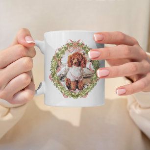 Pet Photo Personlig Hund älskare-julfransen Kaffemugg