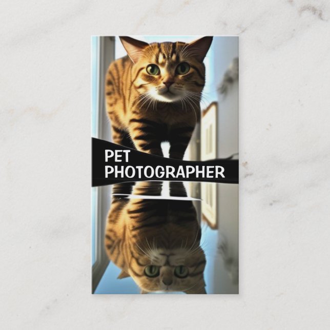 Pet Photographer Visitkort (Framsida)