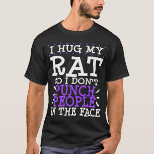 Pet Råtta Owner Gag Slår People Mamma Pappa Råtta T Shirt