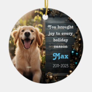 Pet Rememberance jul Ceramic Ornamic Julgransprydnad Keramik