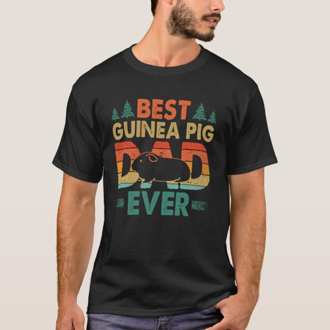 Pet Rod för bästa Guinea-Gris-Pappa och Guinea-Gri T Shirt (Framsida)