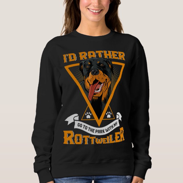 Pet Rottweiler Hund T Shirt (Framsida)