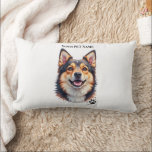 Pet’s Simple Modern Name & Photo Custom Design Lumbarkudde<br><div class="desc">This simple and modern custom pet design features clean, cool typography and a strong pet photo layout that puts your beloved pet in the spotlight. Personalize it by uploading your pet’s photo and adding their name to create a one-of-a-kind keepsake. The clean layout and modern style are designed to look...</div>