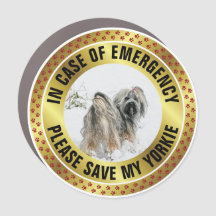 Pet Safety Alert Custom First Responder Dog Photo