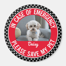 Pet Safety Alert Photo & Namn Akut Responder