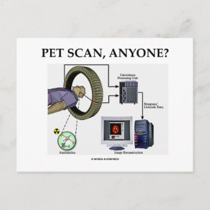 PET Scan, vem? (Positron Emission Tomography) Vykort