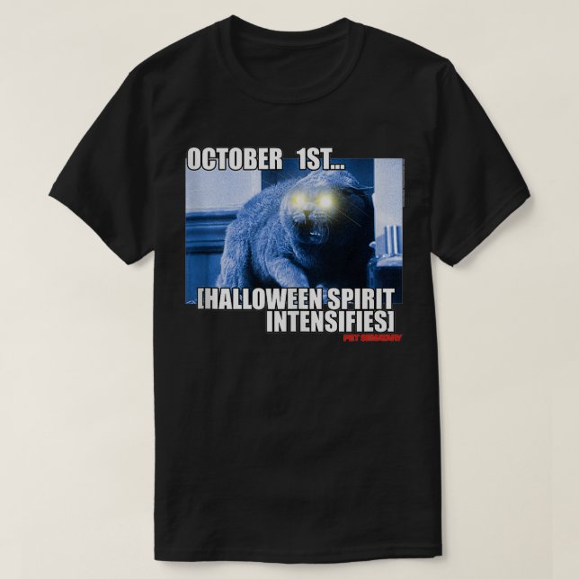 Pet Sematary Halloween Spirit Intensities T Shirt (Design framsida)