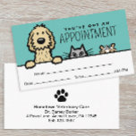 Pet Service Hund Cat Guinea Gris Funny Möte Visitkort<br><div class="desc">Behålla hårigets kunder att komma tillbaka med de här hemska möte påminnelsekorten! De här korten har en söt hund,  katt och pärla gris. Baksidan har plats för ditt logotyp,  adress och mobila nummer. Perfekt för veterinärkliniker,  husdjursmödrar och djurvänligare företag.</div>
