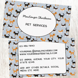 Pet Services Cavalier Kung Charles Spain Visitkort
