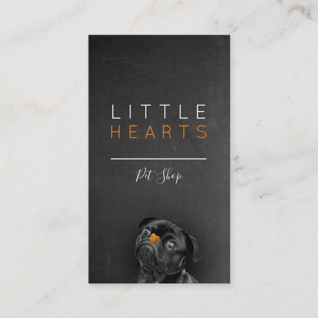 Pet Shop/Djuromsorgare tjänster/Sitta Visitkort (Framsida)