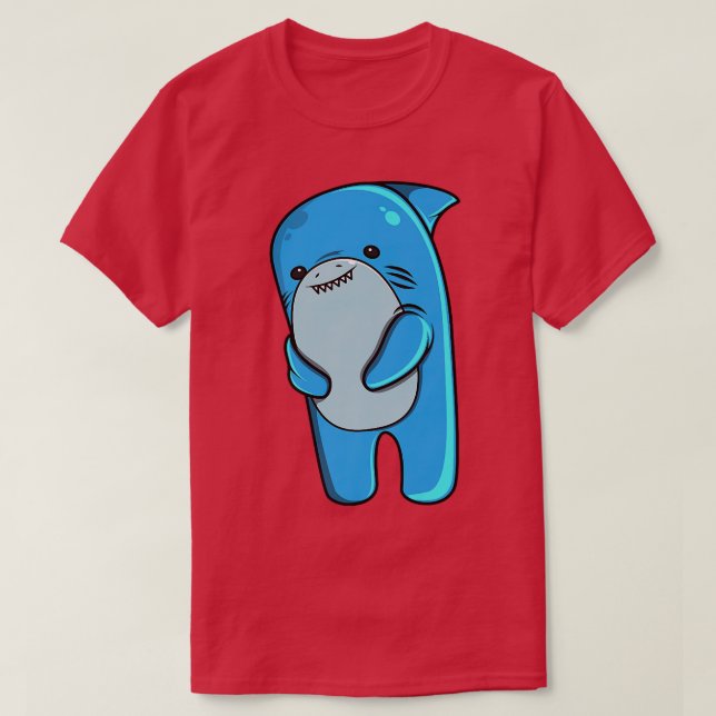 Pet Show Shark Fin Studios Mascot T Shirt (Design framsida)