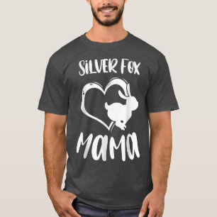 Pet Silver Fox Mamma Rabbit Owner Mor Women Girl T Shirt