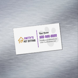 Pet Sitta Affärskort Magnet