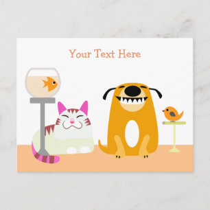 Pet Sitta Business Postcard Vykort