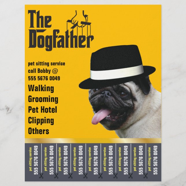 Pet Sitta 🐾 Dogfather Dog Walker Trustworthy (Framsida)