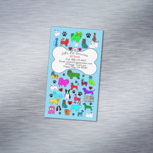 Pet Sitta, Grooming & Veterinary Services Magnet (In Situ)