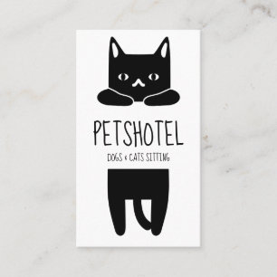 Pet Sitta, kliniskt, veterinärt skydd, grooming Visitkort