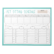 Pet Sitta Schedule