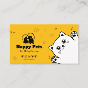 Pet Sitta, Veterinary Clinic, Vet, Djuromsorg, Pet Visitkort