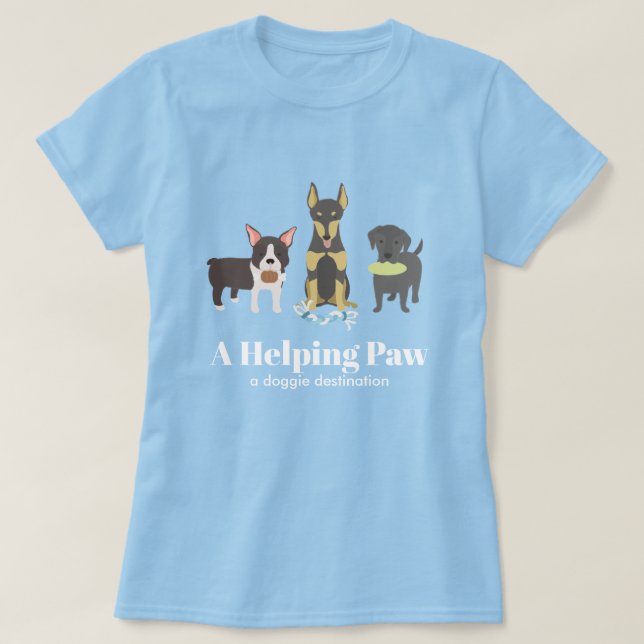 Pet Sitter Business T Shirt (Design framsida)