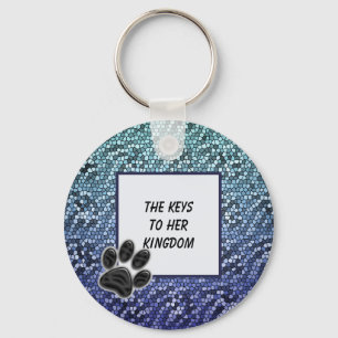 Pet Sitter Dog Walker House Nyckel Access Tack Nyckelring