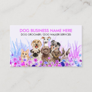 Pet Sitter dog Walker pet grooming boutique räddin Visitkort