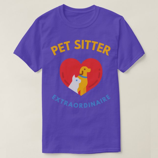 Pet Sitter Pet Sitta T Shirt (Design framsida)