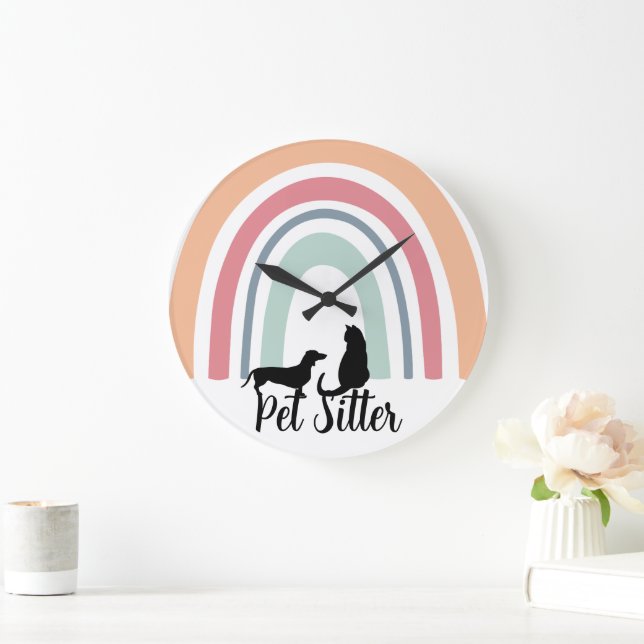 Pet Sitter Stor Klocka (Hem)
