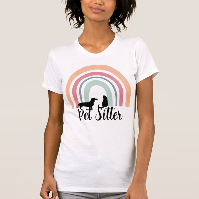 Pet Sitter T Shirt (Framsida)