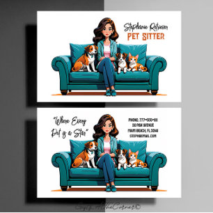 Pet Sitter Visitkort