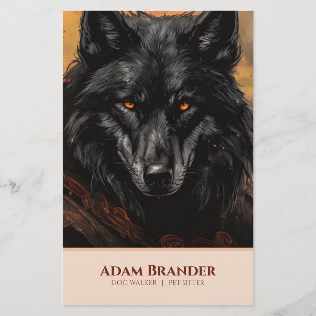 Pet Sitter Walker Flygblad (Framsidan)