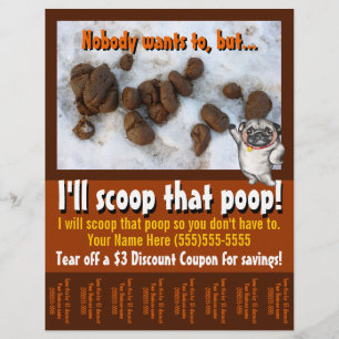 Pet Slösar Remove.Pooper Scooper.Anpassningsbar pr Reklamblad