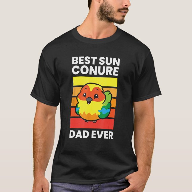 Pet Sol Conure Best Sol Conure Pappa T Shirt (Framsida)