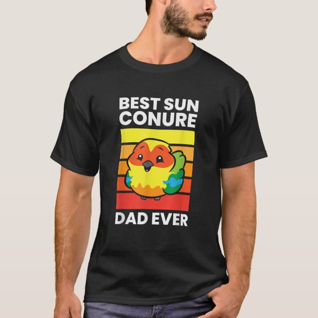 Pet Sol Conure Best Sol Conure Pappa T Shirt (Framsida)