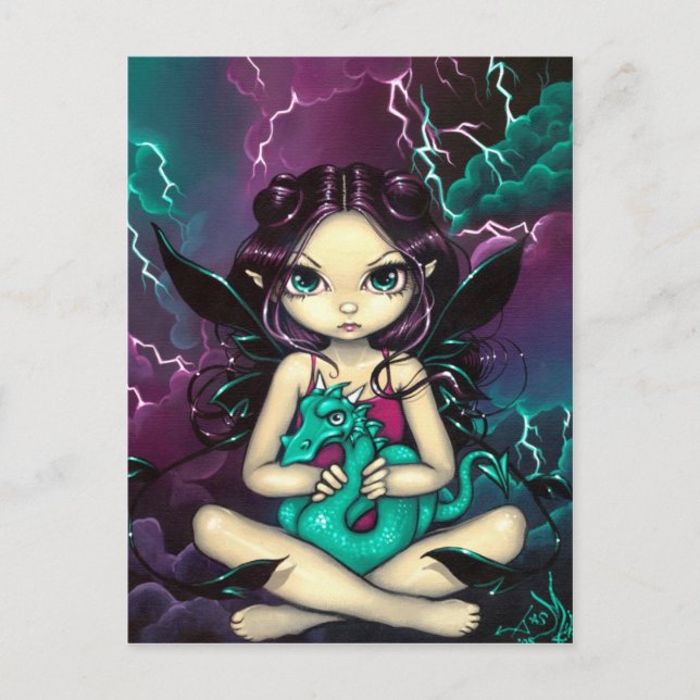 "Pet Storm Dragon" vykort (Framsida)