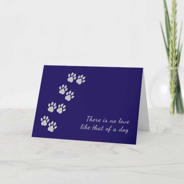 Pet Symapthy Card Kort (Framsida)