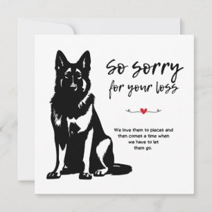 Pet Sympathy Anteckningskort