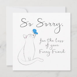 Pet Sympathy Anteckningskort