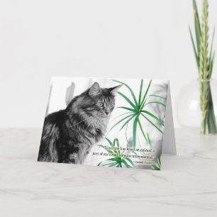 Pet Sympathy Card for Cat Kort