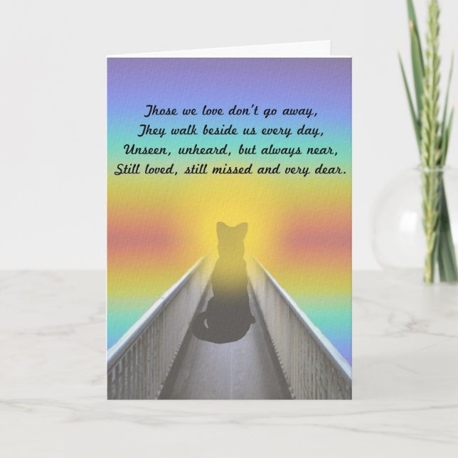 Pet Sympathy Card - Hund Kort (Framsida)