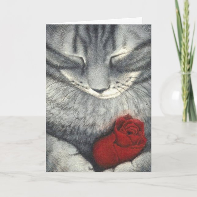 Pet Sympathy Card (Kat) Kort (Framsida)