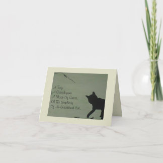 Pet Sympathy Card - Katt Kort