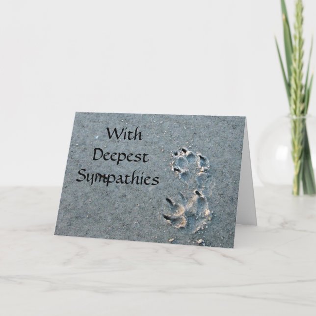 Pet Sympathy Card Kort (Framsida)