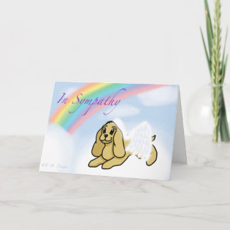 Pet Sympathy Card Kort