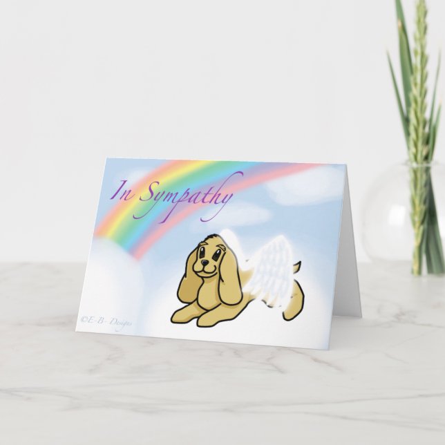 Pet Sympathy Card Kort (Framsida)