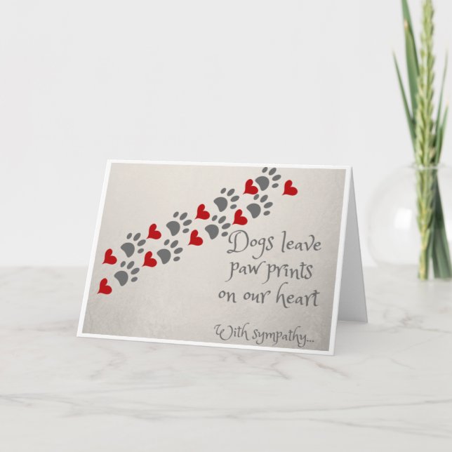 Pet Sympathy Card Kort (Framsida)