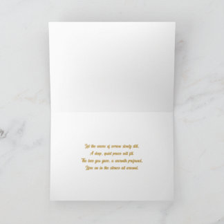 Pet Sympathy Card Love Paw Series Tack Kort