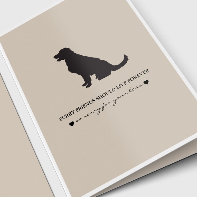 Pet Sympathy Cards | Bästa vän Kort (Dog Lover, pet loss, pet memorial, sympathy card for a Golden Retriever)