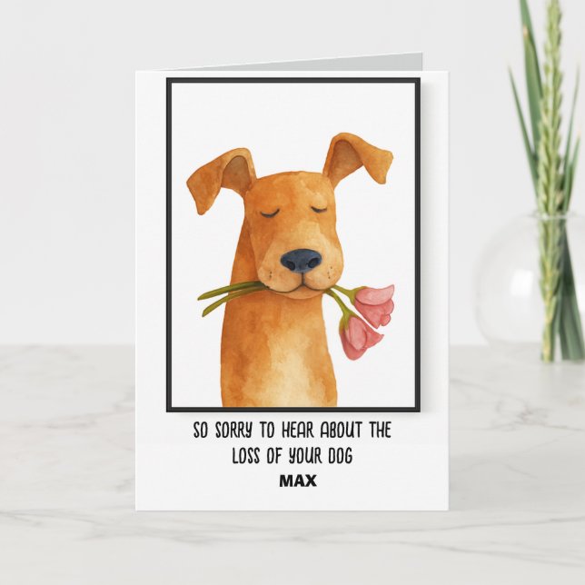 Pet Sympathy Kort (Framsida)